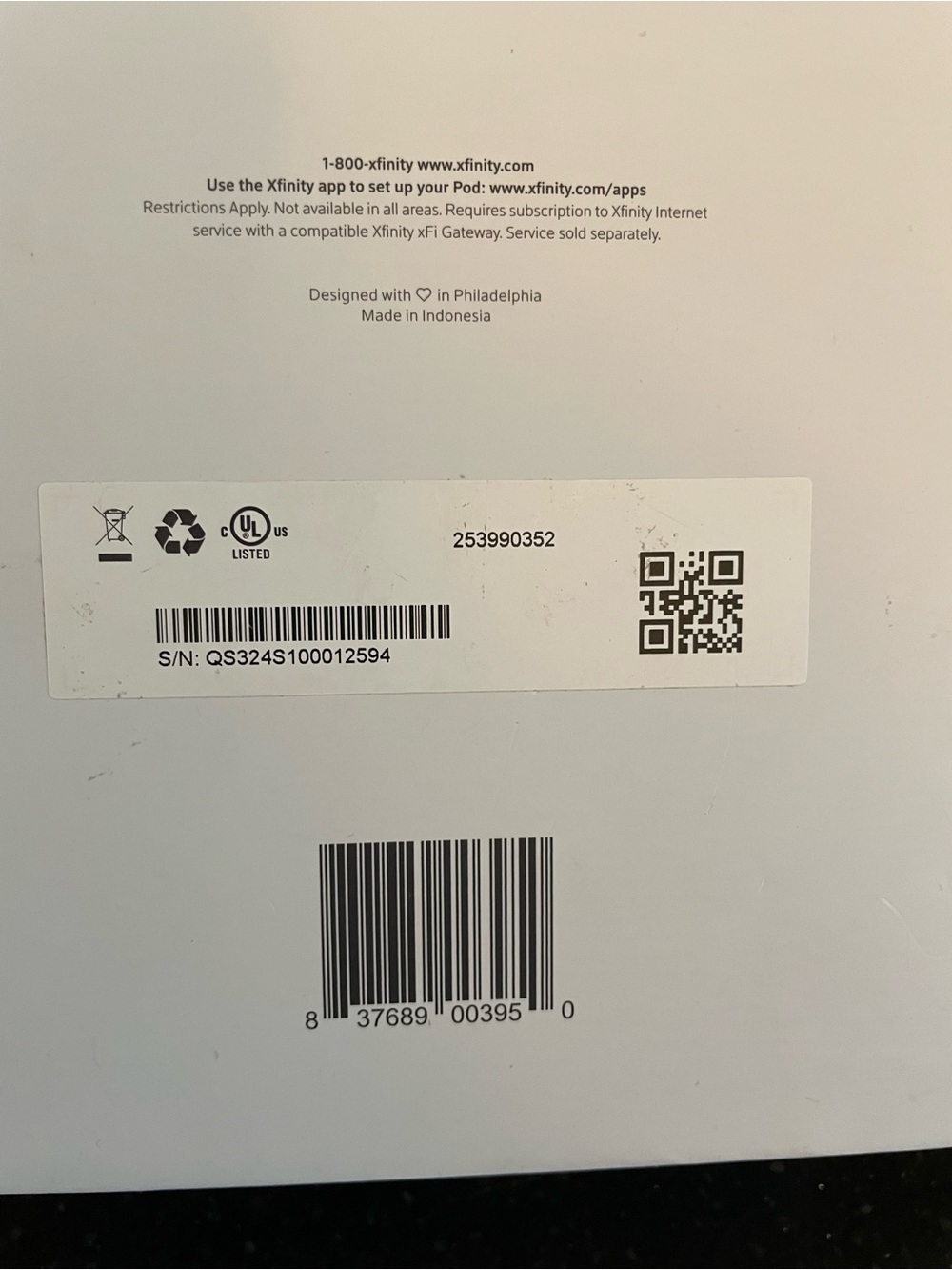 Xfinity WiFi Extender with Box and Instructions - Picture 3 of 8